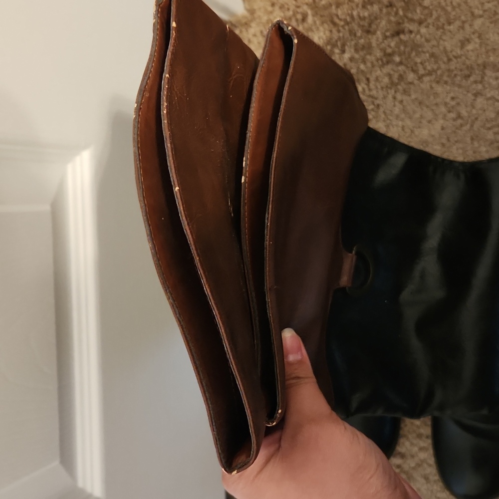 Two Tone Riding Boots - Picture 3 of 4